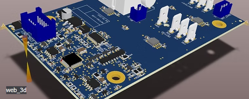 3D Darstellung eines elektronischen Moduls